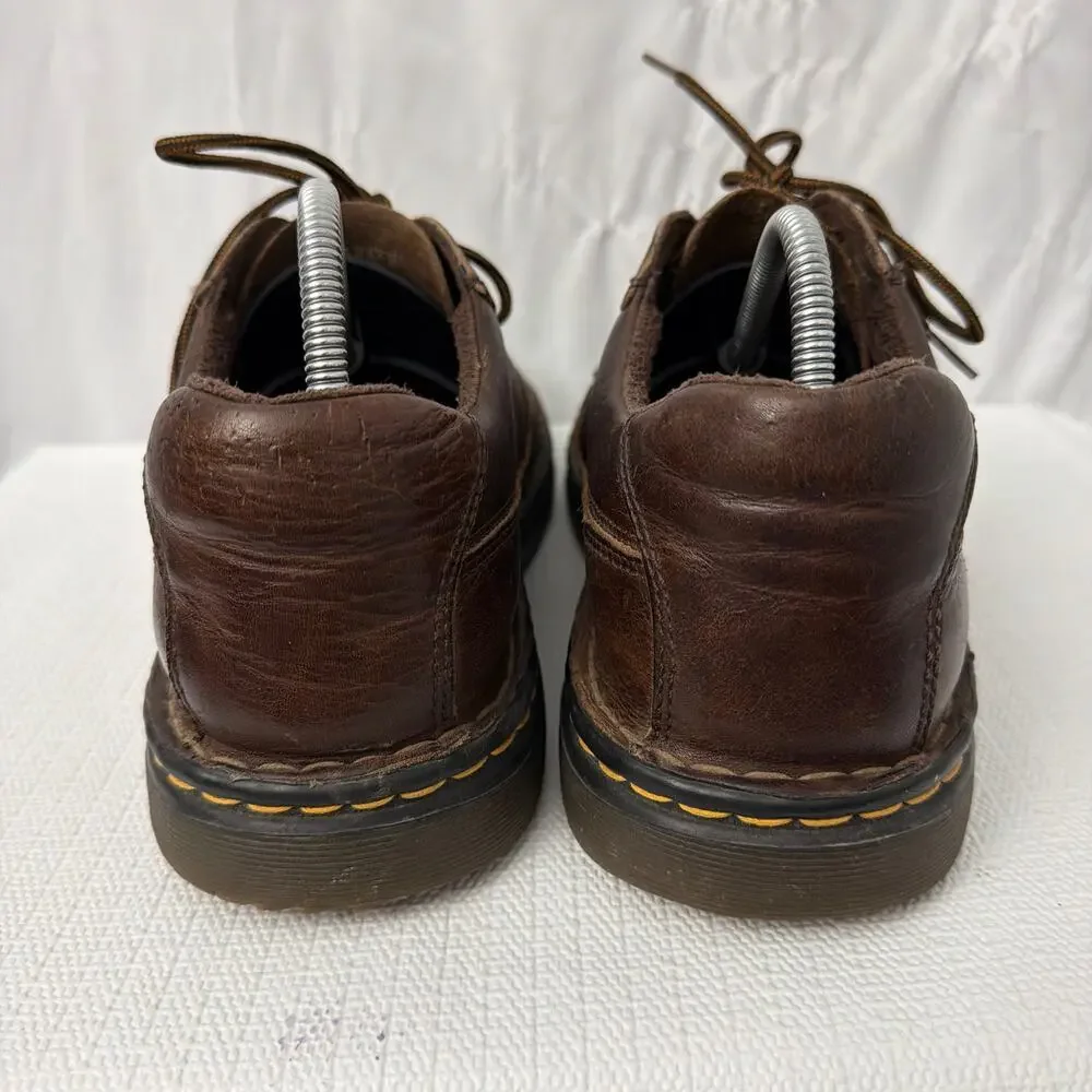 Dr Martens Shoes Mens Size 11 Brown Leather Oxford Grunge Distressed - Picture 4 of 10